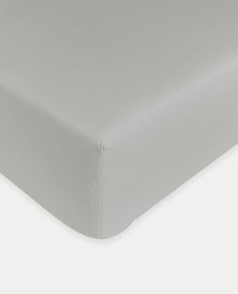 Duvet Cover Set & Fitted Sheet Percale | Silver Grey Duvet Cover Set & Fitted Sheet Percale | Silver Grey