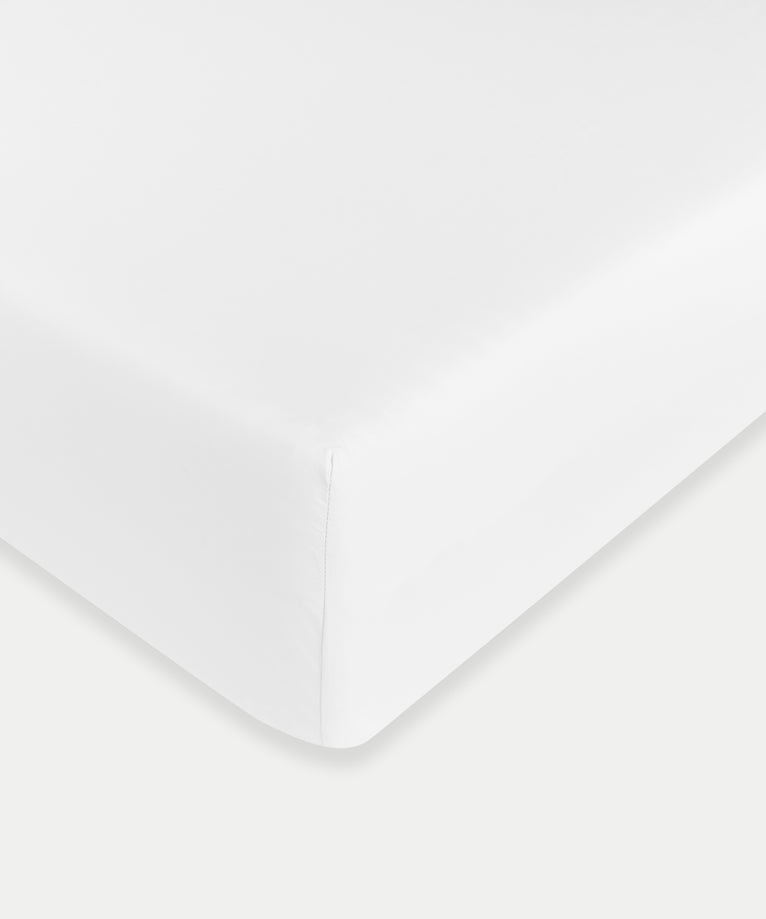 Duvet Cover Set & Fitted Sheet Percale | White