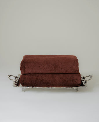 Towel set zero-twist cotton 70x140 cm (2 pcs) | Chestnut Towel set zero-twist cotton 70x140 cm (2 pcs) | Chestnut