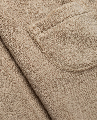 Bathrobe Kids zero-twist cotton | Latte Bathrobe Kids zero-twist cotton | Latte