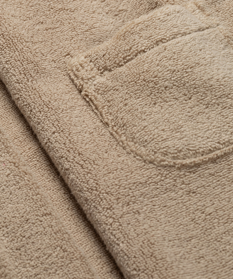 Bathrobe Kids zero-twist cotton | Latte