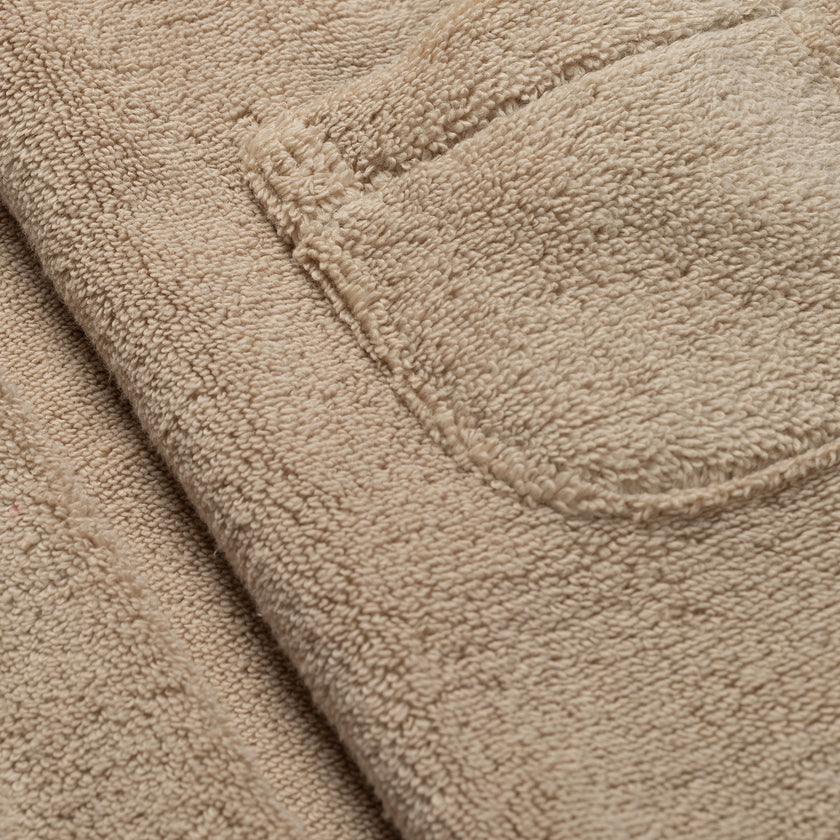 Bathrobe Kids zero-twist cotton | Latte