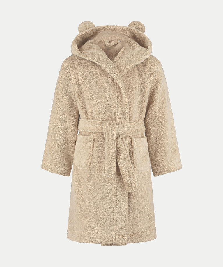 Bathrobe Kids zero-twist cotton | Latte