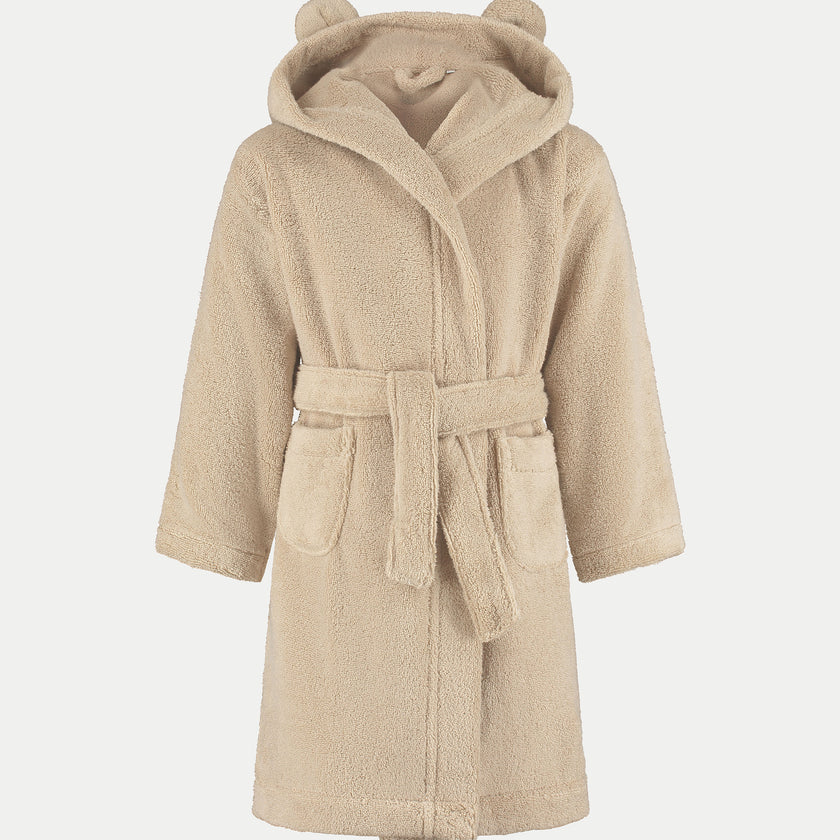 Bathrobe Kids zero-twist cotton | Latte