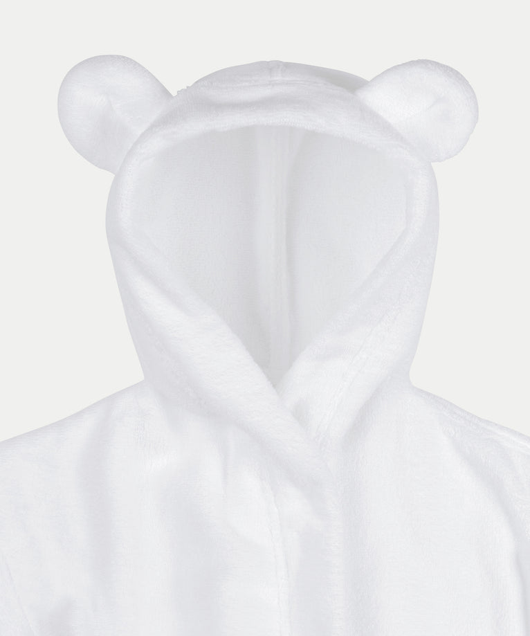 Bathrobe Kids zero-twist cotton | White
