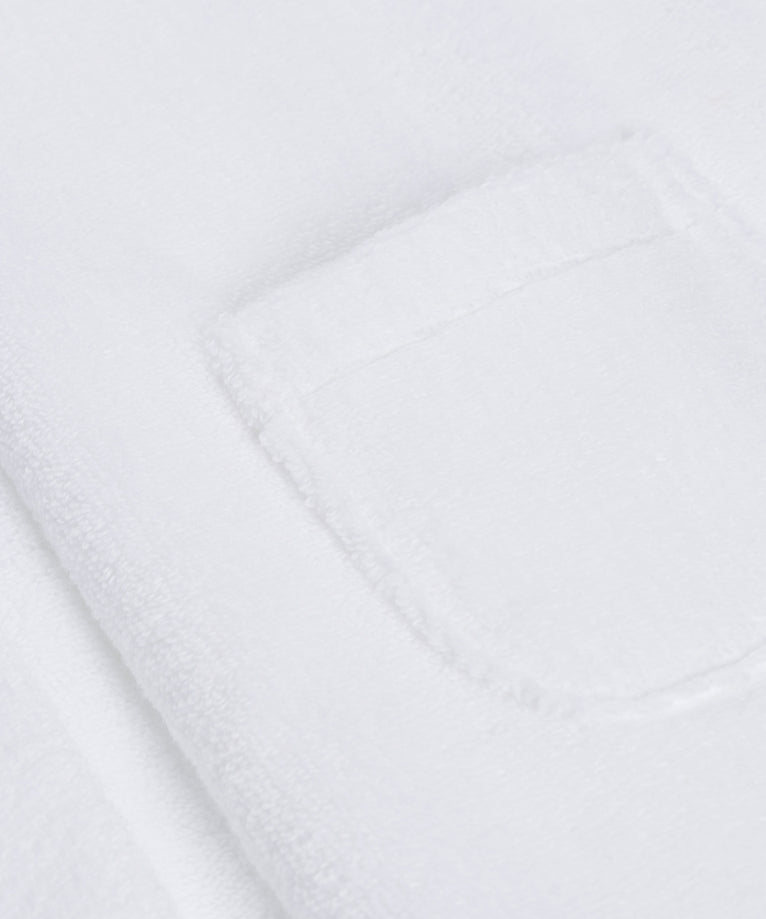 Bathrobe Kids zero-twist cotton | White