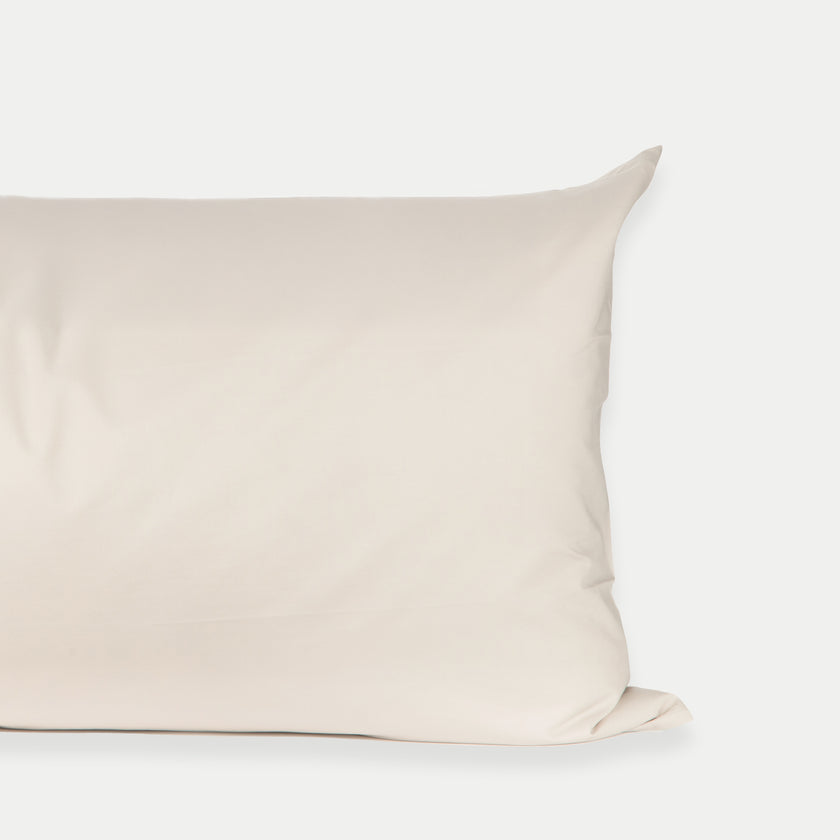 Pillowcase Egyptian Cotton Percale 400TC | Chalk White