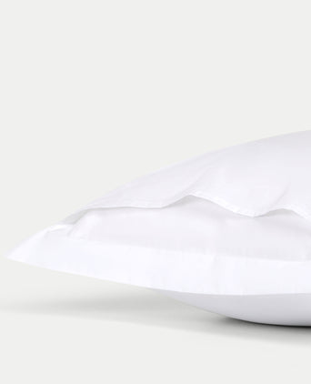 Conservatorium Pillowcase Egyptian Cotton Percale 400 TC | White Conservatorium Pillowcase Egyptian Cotton Percale 400 TC | White