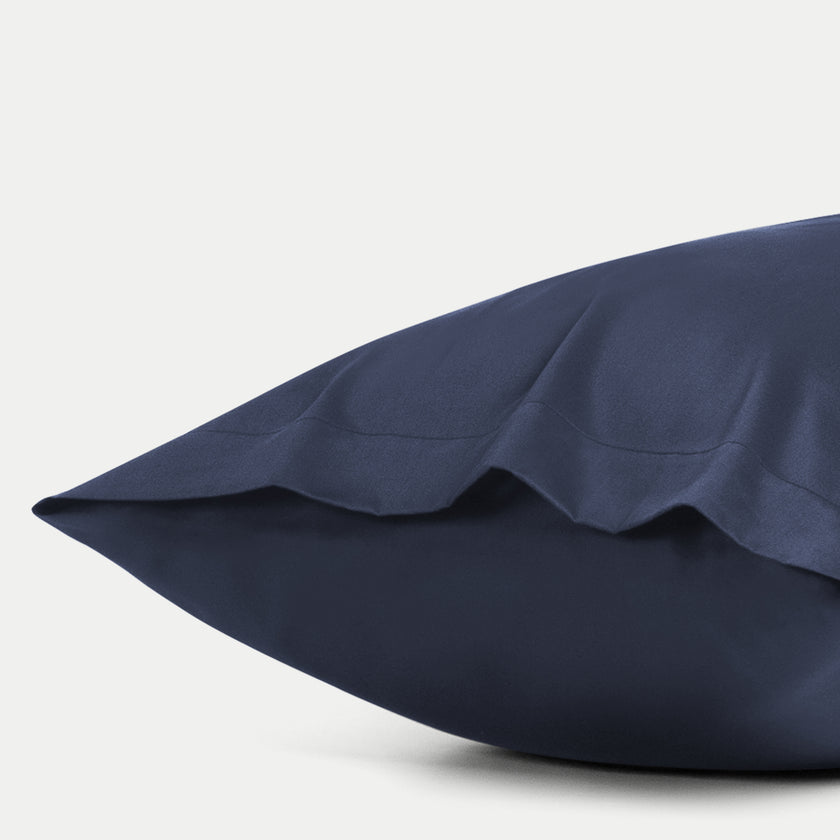 Pillowcase Egyptian Cotton Sateen 400TC | Harbour Blue