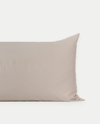 Set of 2 Pillowcases Egyptian Cotton Percale 400TC | Latte Set of 2 Pillowcases Egyptian Cotton Percale 400TC | Latte