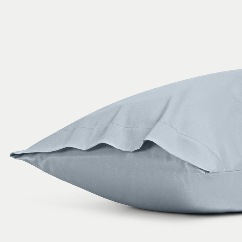 Pillowcase Egyptian Cotton Sateen 400 TC | Misty Blue