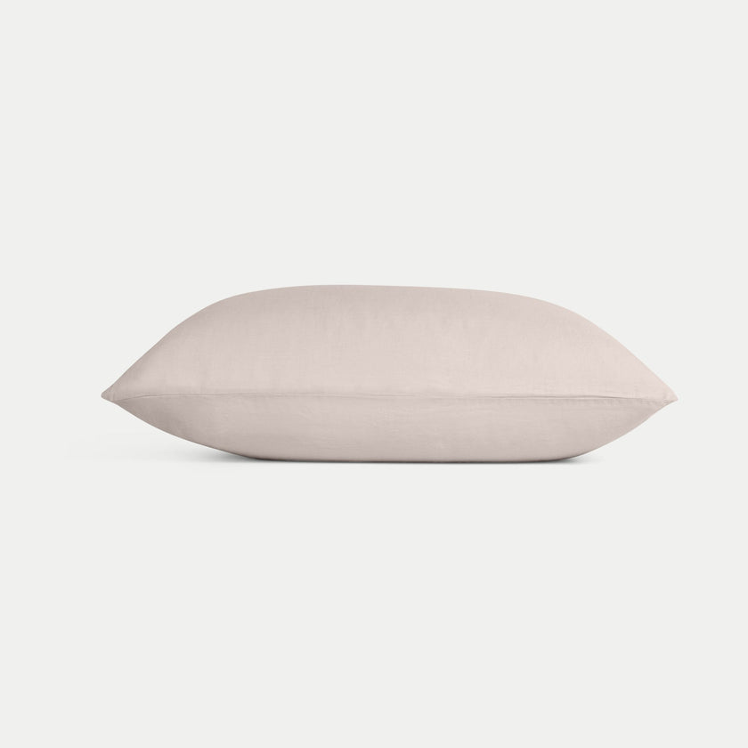 Set of 2 Pillowcases Washed Linen | Oat