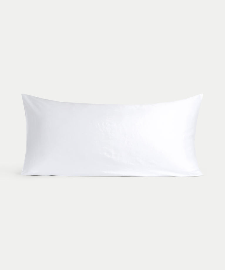 Okura Pillowcase Egyptian Cotton 600TC Sateen | White