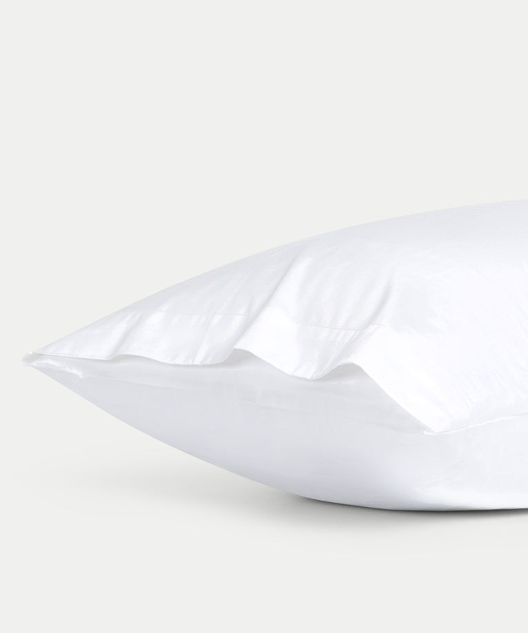 Okura Pillowcase Egyptian Cotton 600TC Sateen | White