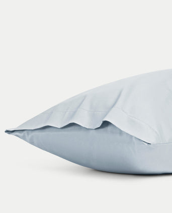 Set of 2 Pillowcases Egyptian Cotton Sateen 400TC | Pastel Blue Set of 2 Pillowcases Egyptian Cotton Sateen 400TC | Pastel Blue