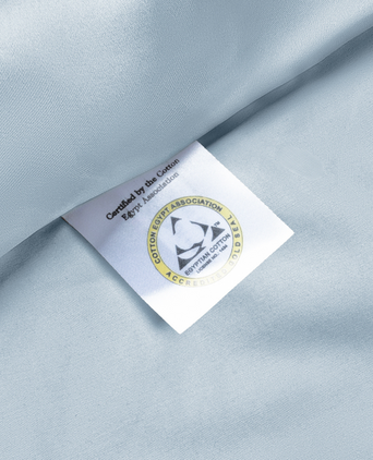 Set of 2 Pillowcases Egyptian Cotton Sateen 400TC | Pastel Blue Set of 2 Pillowcases Egyptian Cotton Sateen 400TC | Pastel Blue