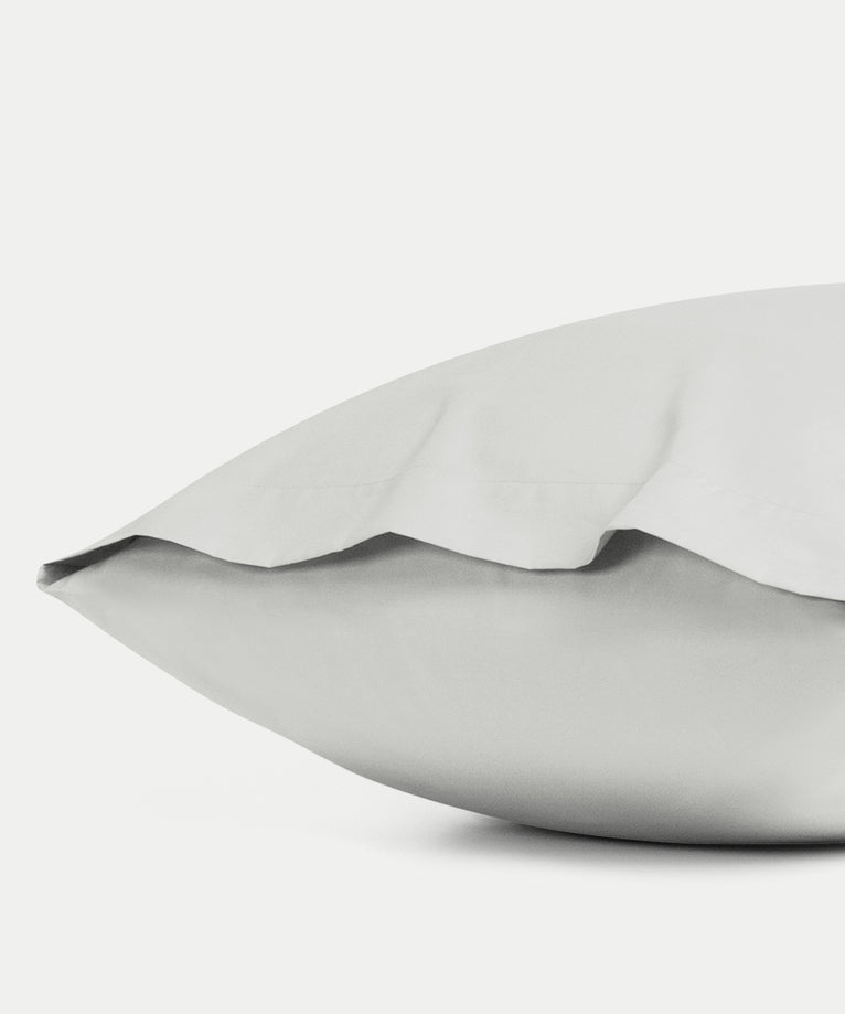 Pillowcase Egyptian Cotton Percale 400 TC | Silver Grey