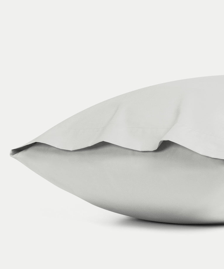 Kids Pillowcase Egyptian Cotton Percale 400TC Silver Grey - Petit Hôtel