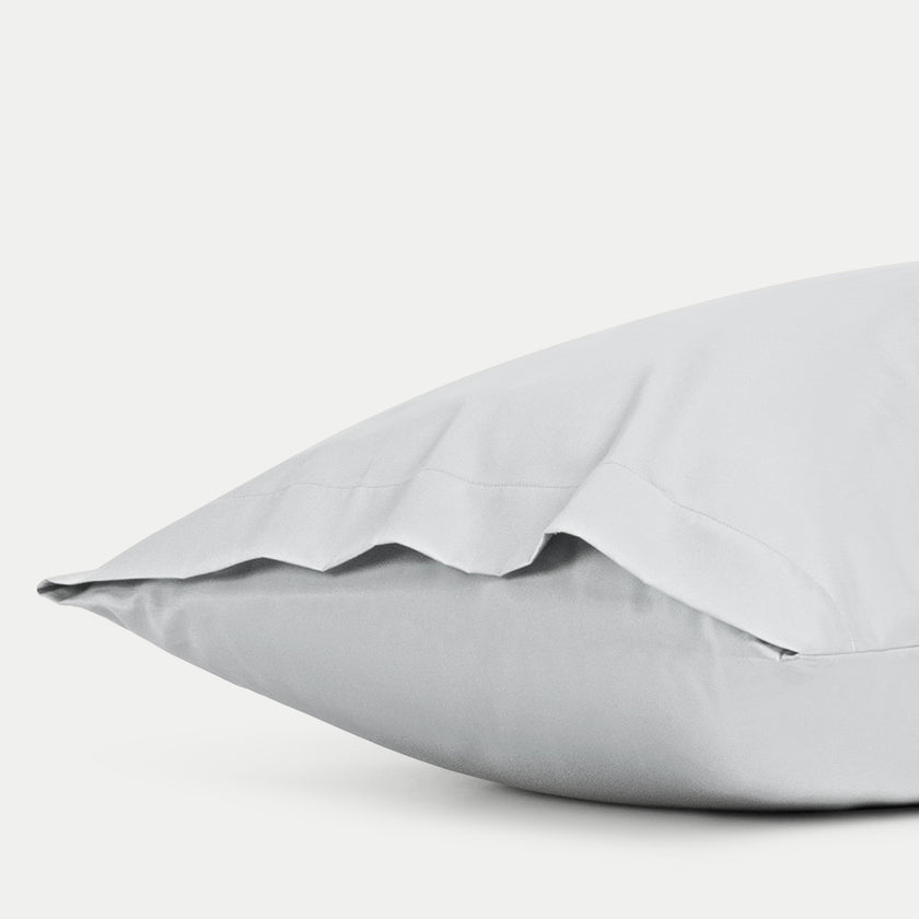 Pillowcase Egyptian Cotton Sateen 400TC | Silver Grey