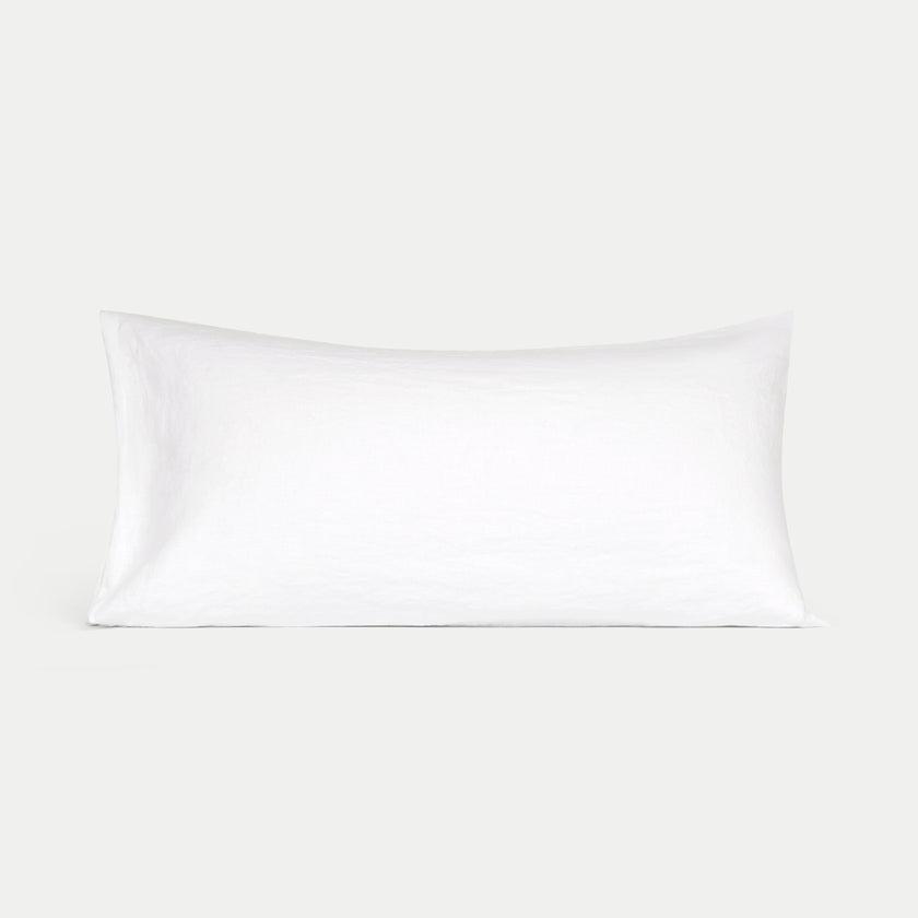 Pillowcase Washed Linen | White