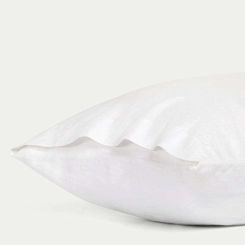 Pillowcase Washed Linen | White