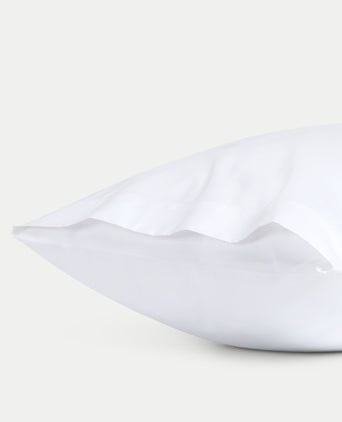 Set of 2 Pillowcases Egyptian Cotton Percale 400TC | White Set of 2 Pillowcases Egyptian Cotton Percale 400TC | White