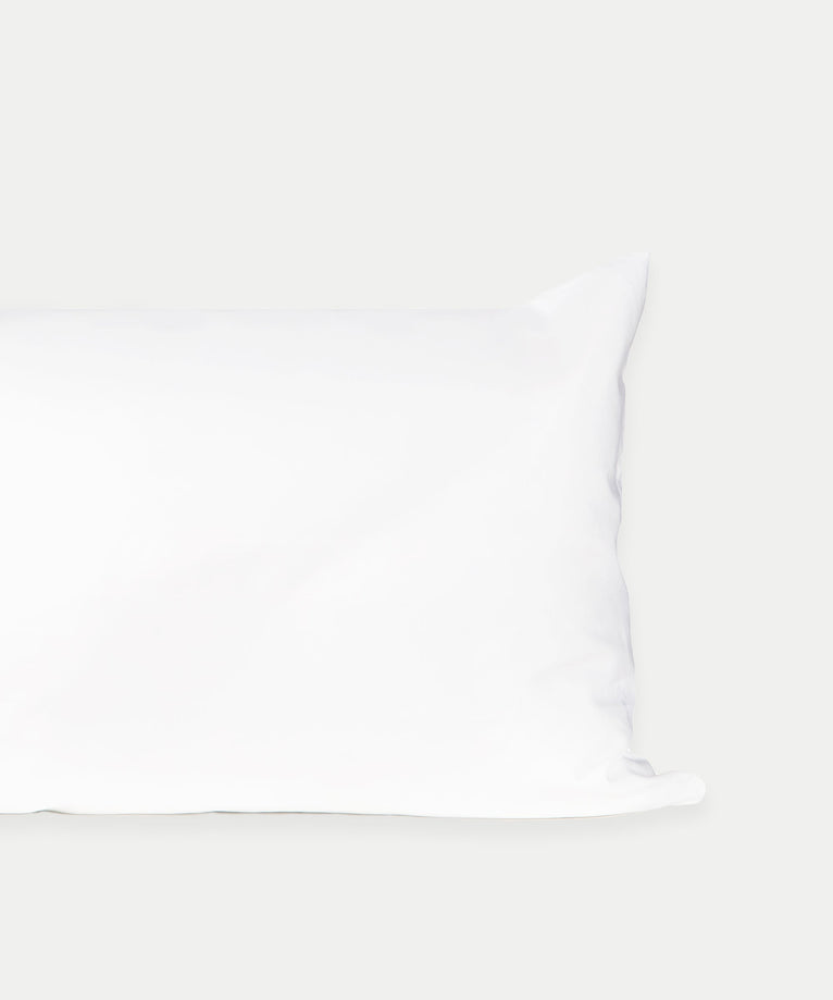 Set of 2 Pillowcases Egyptian Cotton Percale 400TC | White