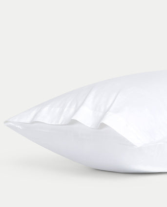 Set of 2 Pillowcases Egyptian Cotton Sateen 400TC | White Set of 2 Pillowcases Egyptian Cotton Sateen 400TC | White