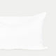 Set of 2 Pillowcases Egyptian Cotton Sateen 400TC | White
