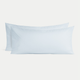 Set of 2 Pillowcases Egyptian Cotton Percale 400TC | Pastel Blue