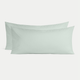 Set of 2 Pillowcases Egyptian Cotton Percale 400TC | Pastel Green