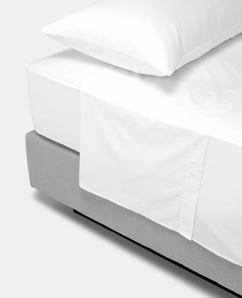 Egyptian Cotton Flat Sheet 400TC Percale 400TC | White Egyptian Cotton Flat Sheet 400TC Percale 400TC | White