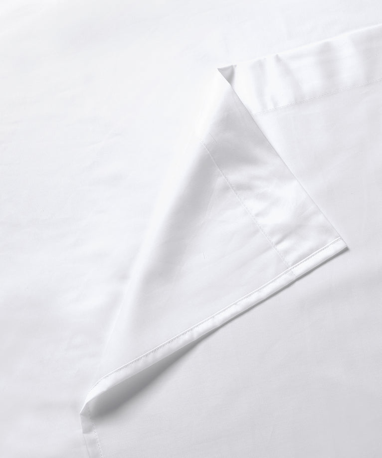 Egyptian Cotton Flat Sheet Sateen 400TC | White