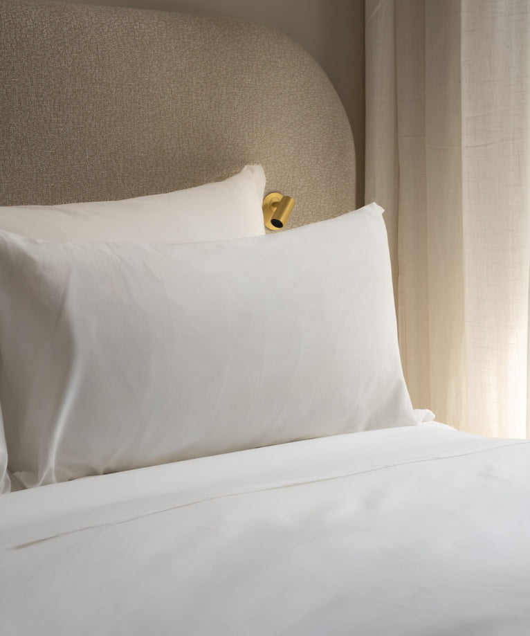 Duvet Cover Set Egyptian Cotton Percale 400TC | White