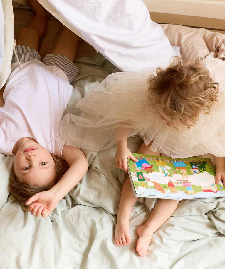 Kids Duvet Cover Egyptian Cotton Percale 400TC Pastel Green - Petit Hôtel