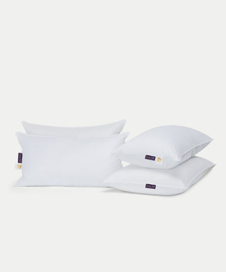 2x Down Pillows 50x90 cm + 2x Microfiber Body Pillows 60x90 cm 2x Down Pillows 50x90 cm + 2x Microfiber Body Pillows 60x90 cm