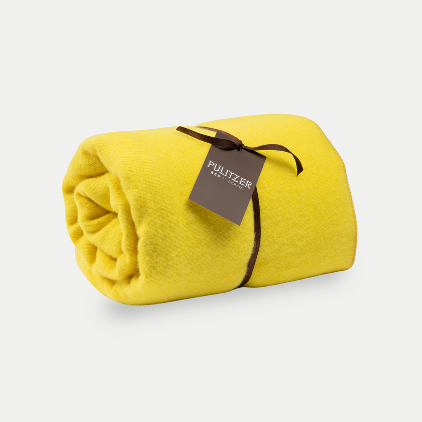 Pulitzer Plaid Yellow 135x230 cm - Hotel Pulitzer Amsterdam