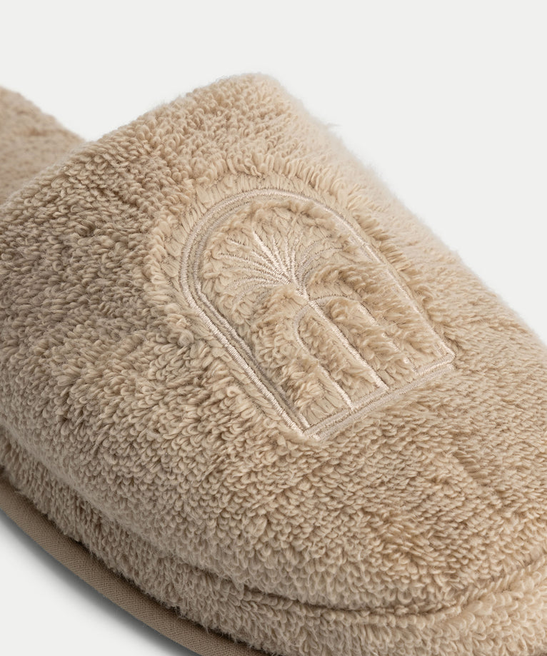 Luxury bathslippers | Latte