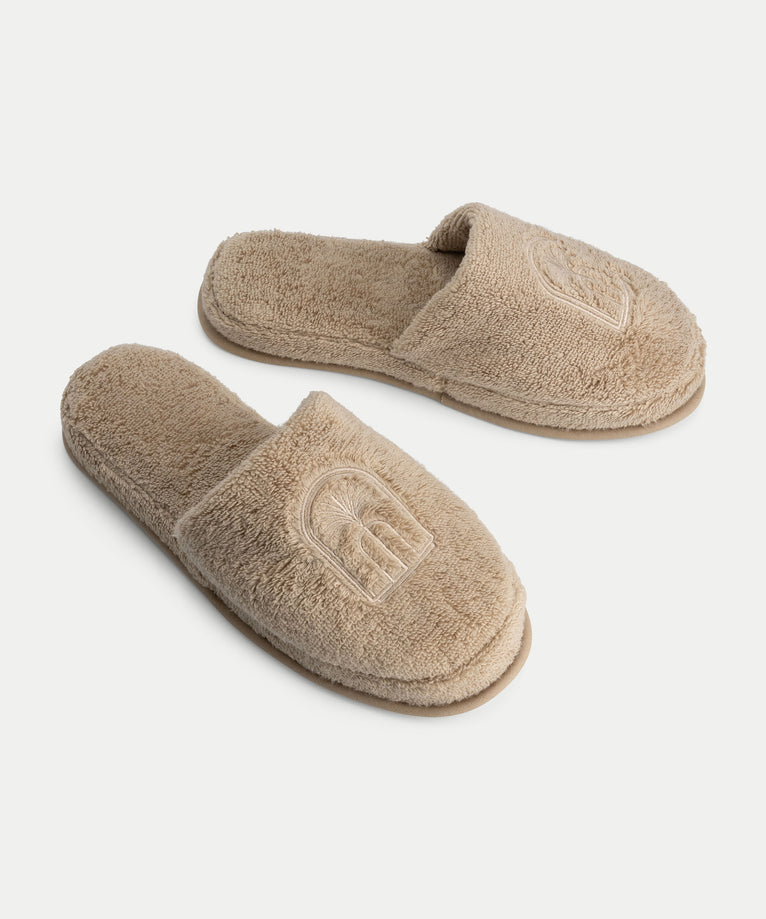 Luxury bathslippers | Latte