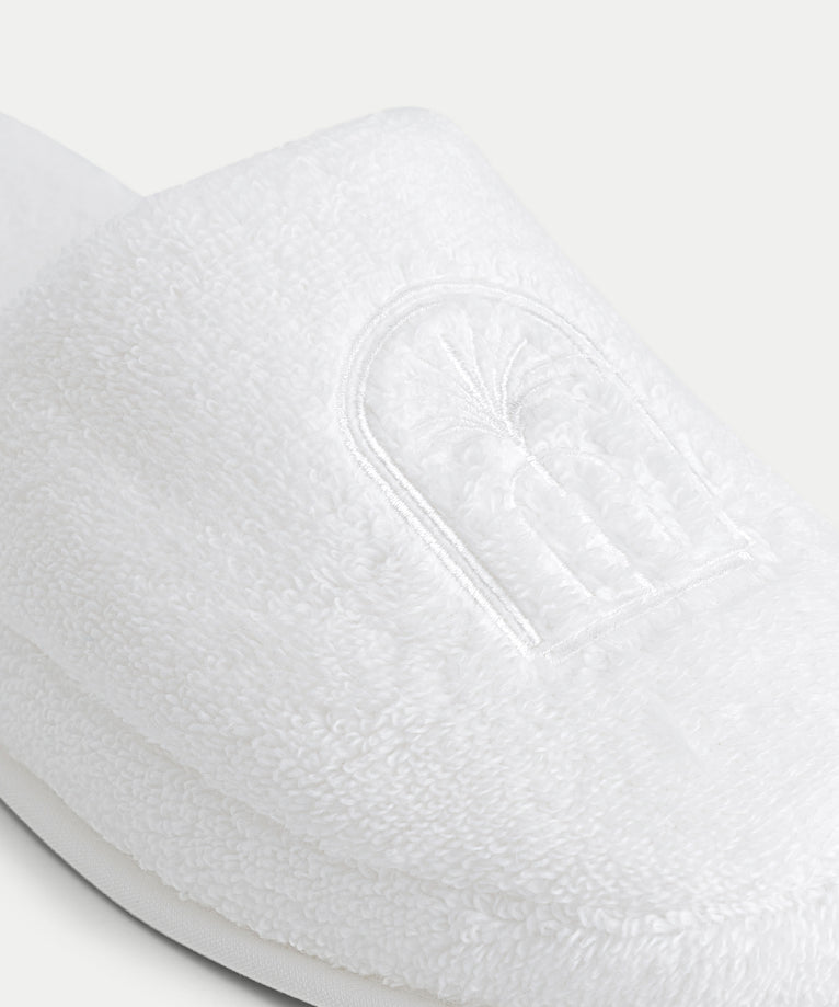 Luxury bathslippers | White