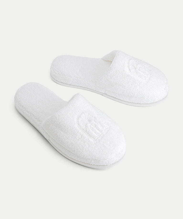 Luxury bathslippers | White