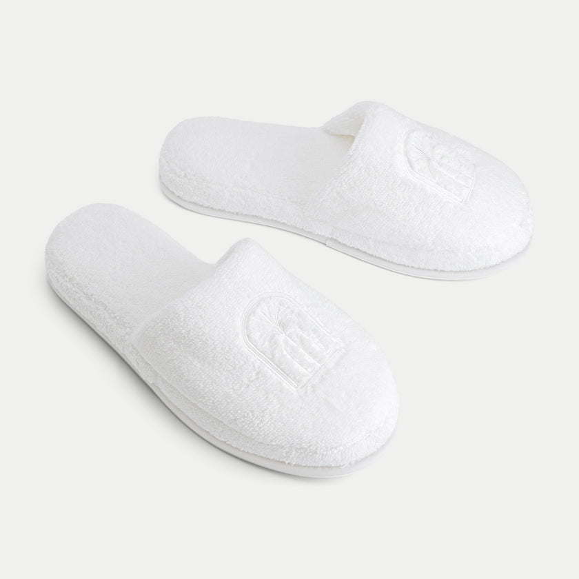 Luxury bathslippers | White