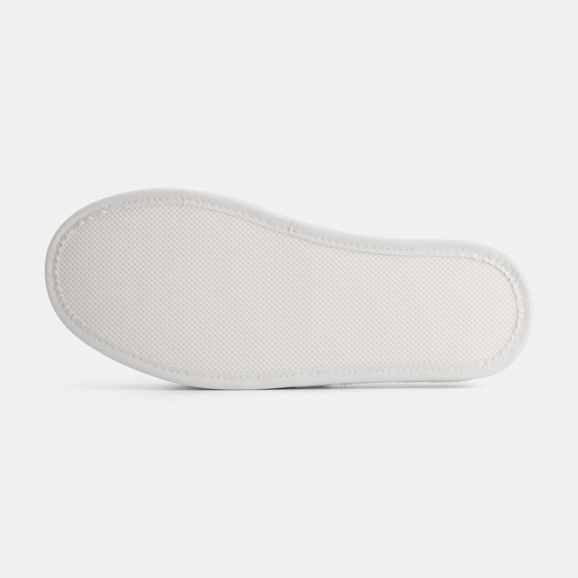 Bathrobe and slippers gift set | White