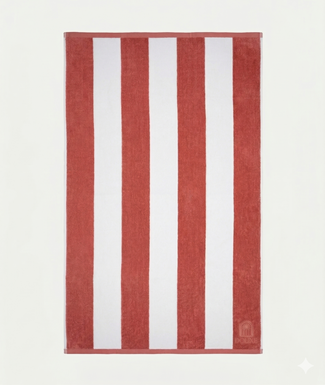 DOUXE Hotel Beach Towel Faded Coral 100x180 cm DOUXE Hotel Beach Towel Faded Coral 100x180 cm