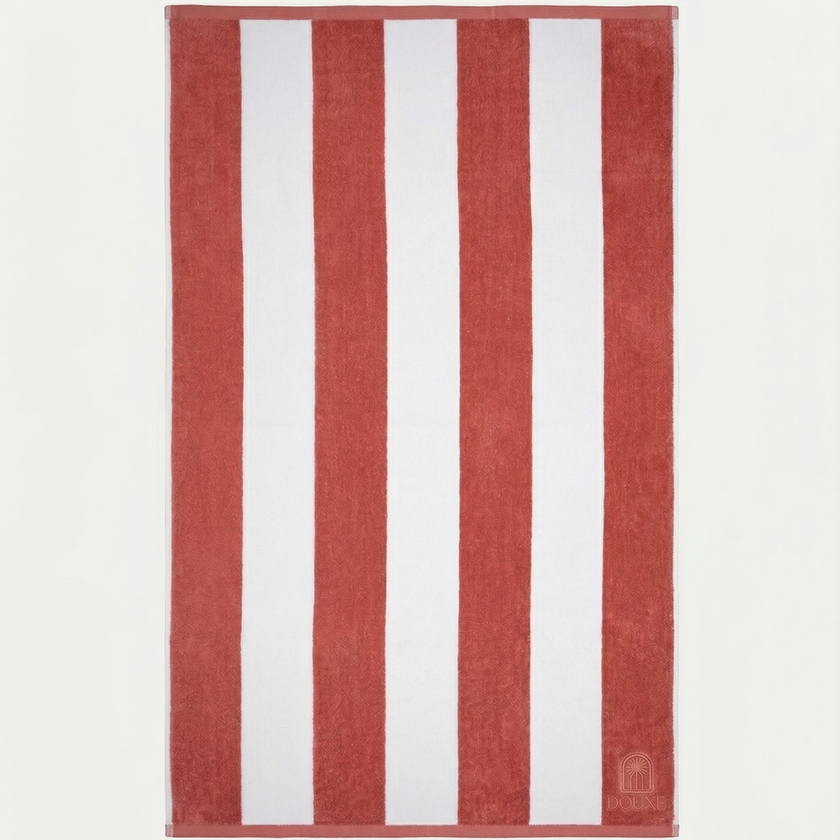 DOUXE Hotel Beach Towel Faded Coral 100x180 cm