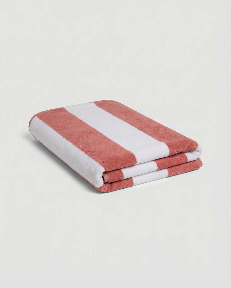 DOUXE Hotel Beach Towel Faded Coral 100x180 cm