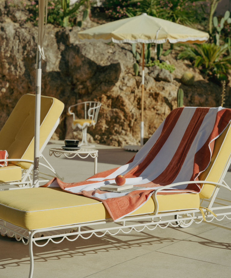 DOUXE Hotel Beach Towel Faded Coral 100x180 cm