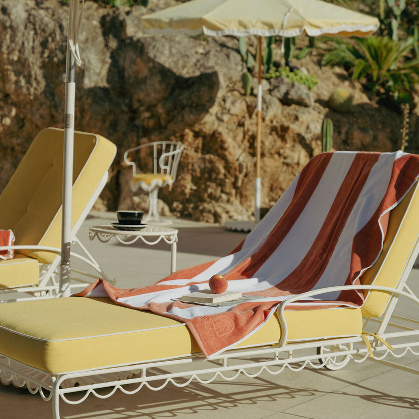DOUXE Hotel Beach Towel Faded Coral 100x180 cm