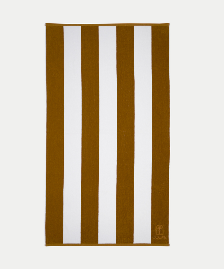 DOUXE Hotel Beach Towel Mustard 100x180 cm