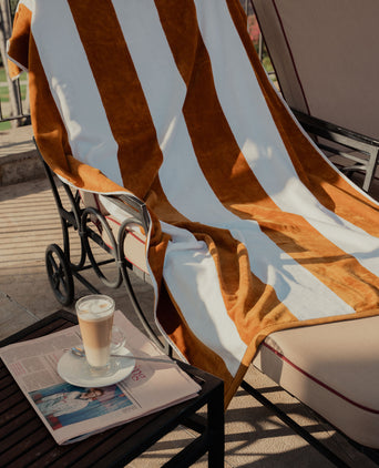 DOUXE Hotel Beach Towel Mustard 100x180 cm DOUXE Hotel Beach Towel Mustard 100x180 cm